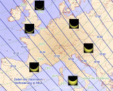 Sonnenfinsterniskarte Nordeuropa